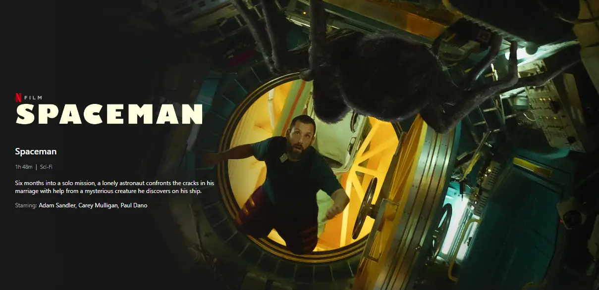 Spaceman 2024 Parents Guide